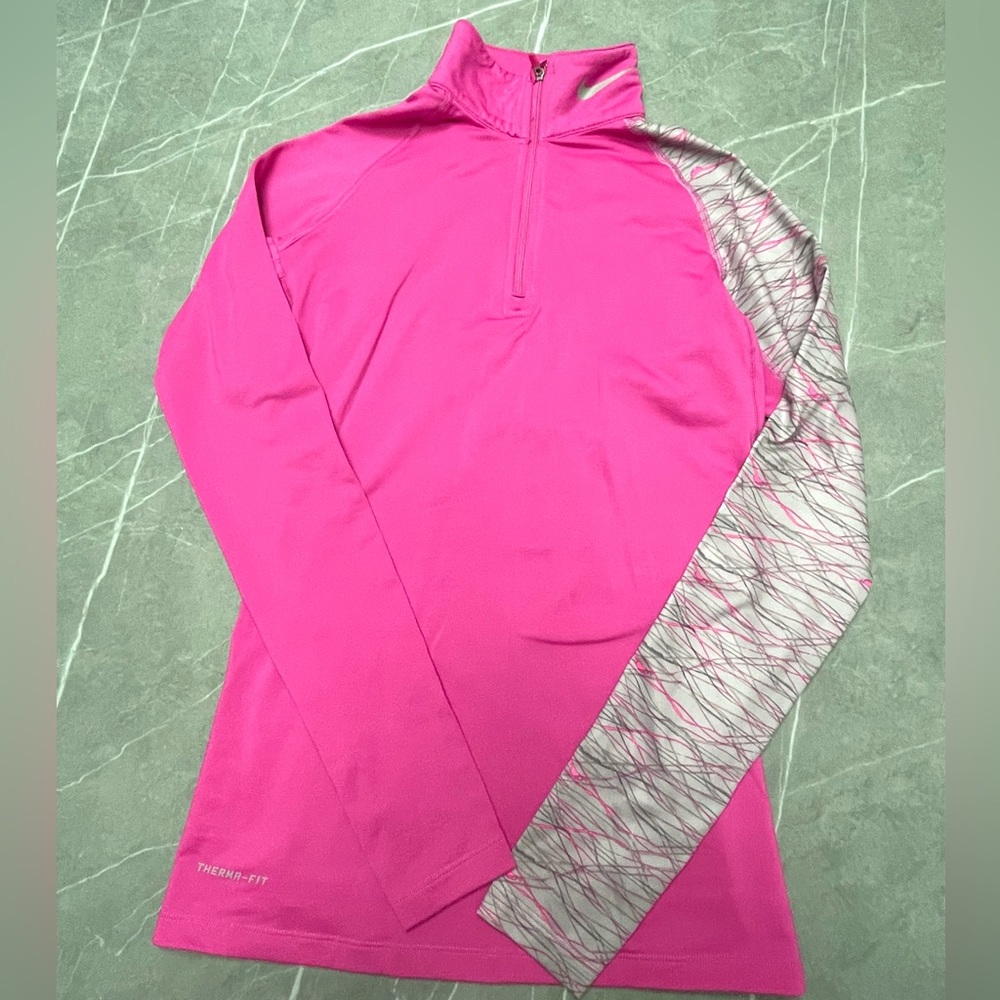 Nike Pink/Gray Sport Top Sz. S